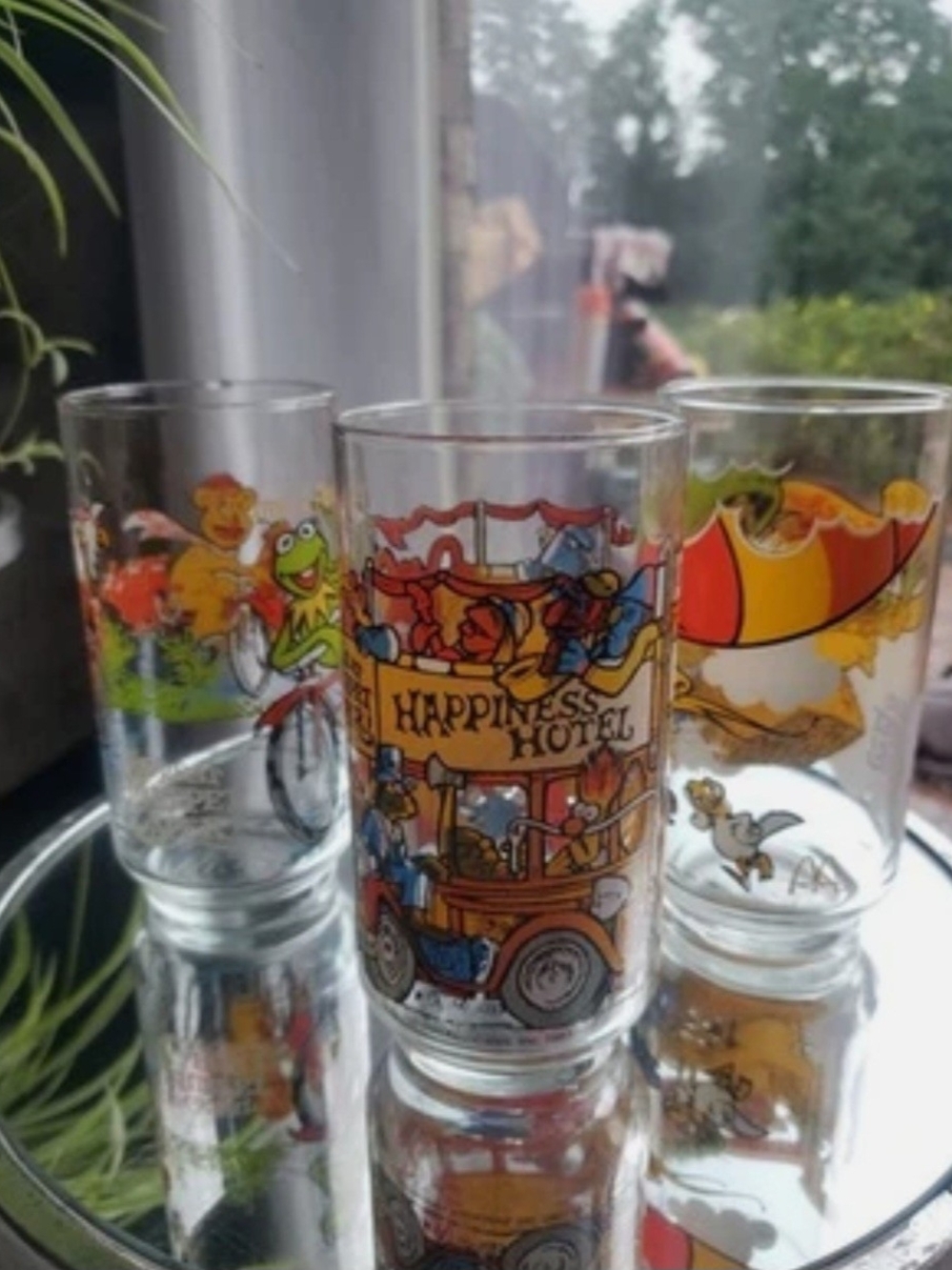 Happiness Hotel Muppet Glass Tumbler - Clear with Multicolor Graphics